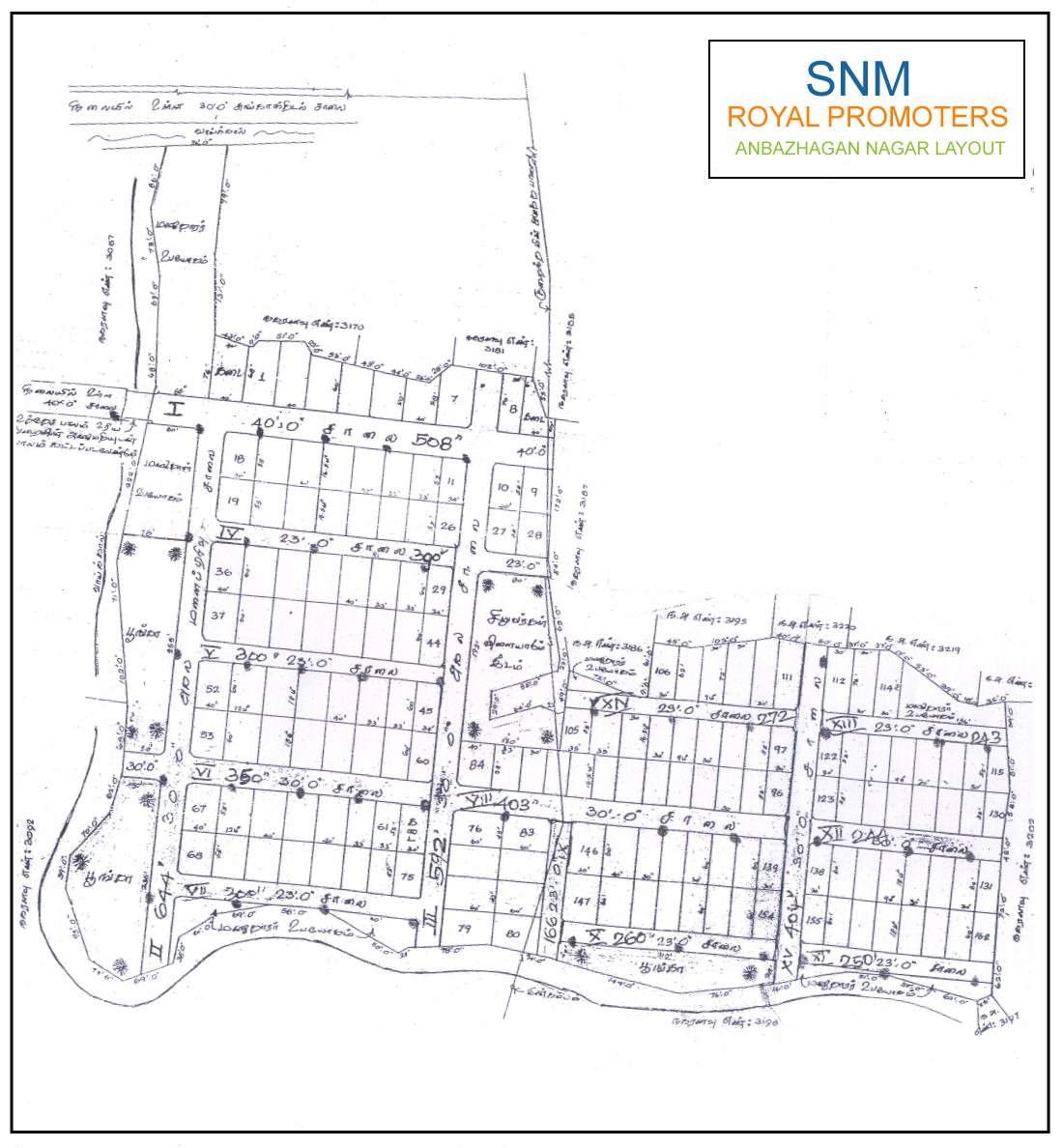 SNM Anbhazhagan Nagar Layout